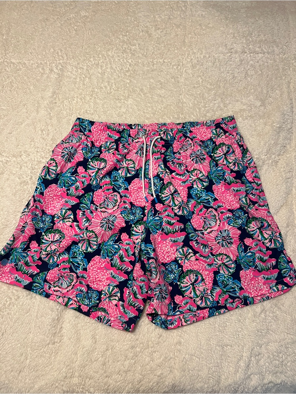 Lilly Pulitzer Men’s Capri Swim Trunks Oyster Bay Navy